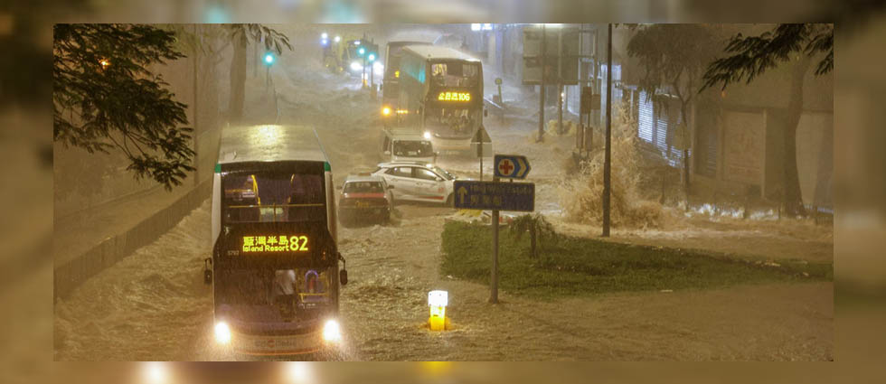 Hong Kong registra su peor época de lluvias en 140 años y deja un fallecido y más de 100 afectados