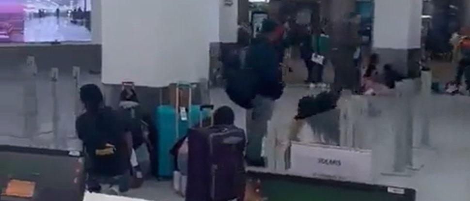 Balacera en aeropuerto de la Ciudad de México genera pánico