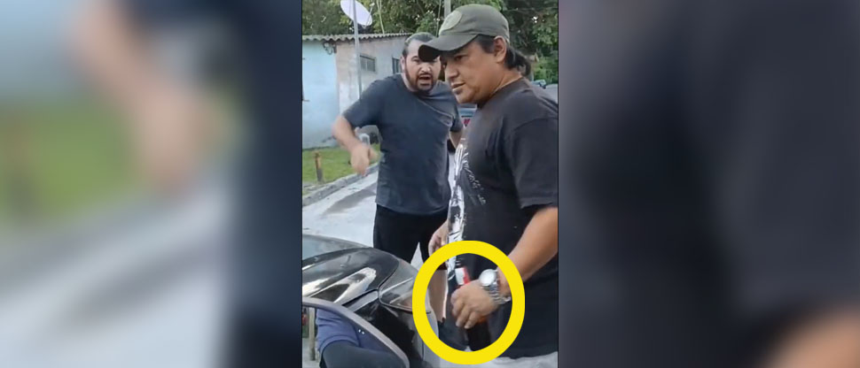 Denuncian a automovilista borracho que casi provoca un accidente 