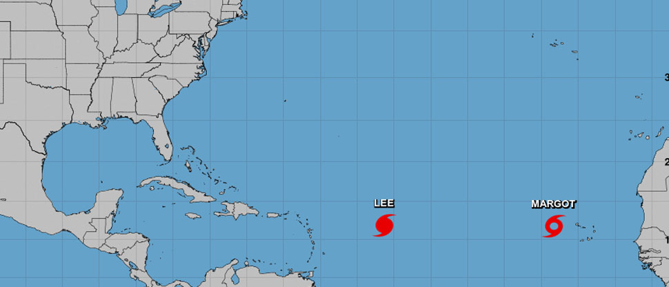 Costa este de Estados Unidos está afectada por la influencia del huracán Lee