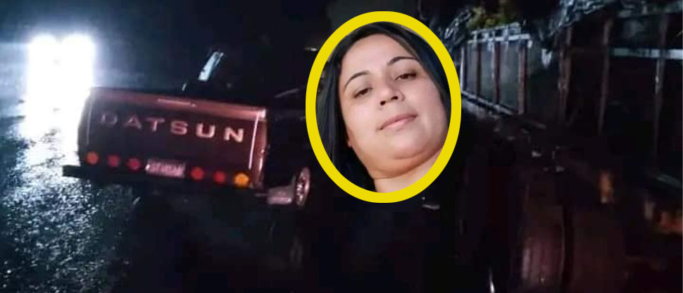 Ella era Patricia, la joven que falleció anoche tras fatal choque entre pick up y camión