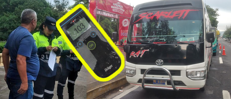 Sacan de circulación a motorista de microbús de la ruta 4-T que manejaba borracho