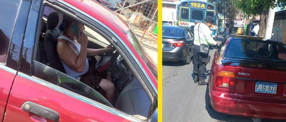 VMT sigue multando a conductores que ponen en riesgo vidas distrayéndose con celulares