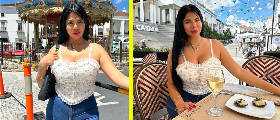 Mientras el Ricky y su novia recorren Europa Abigail Mancía se va a Guatemala