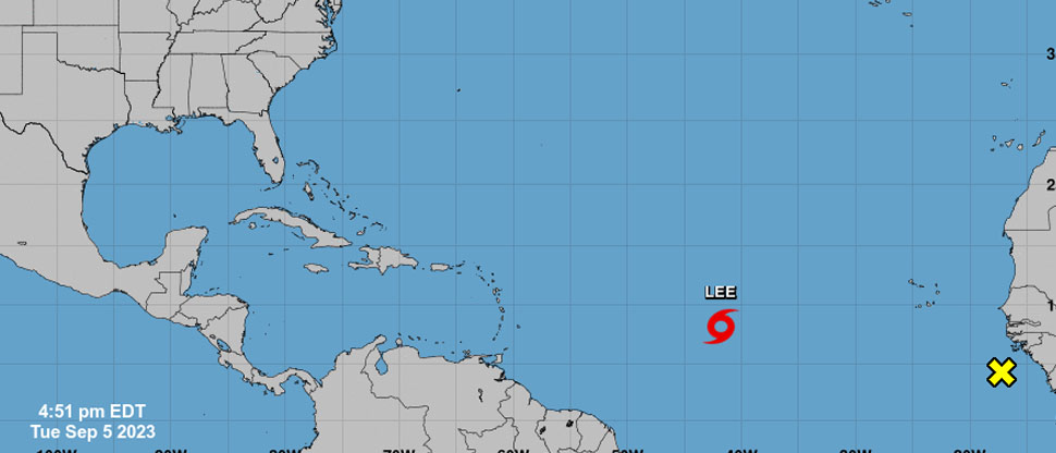 Tormenta Lee tiene altas probabilidades de convertirse en “huracán extremadamente peligroso” 