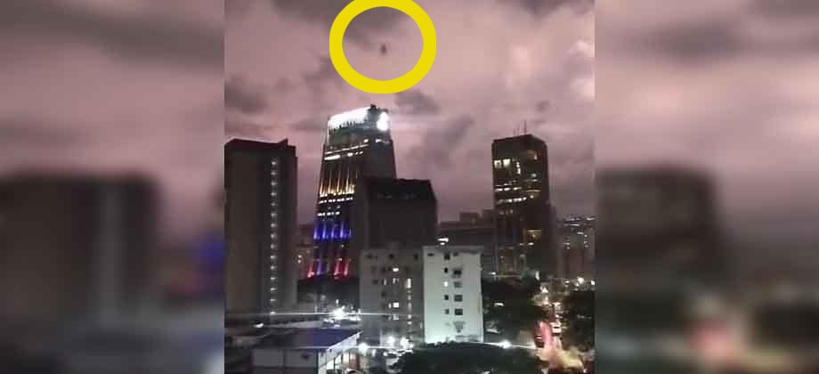 Captan extraña figura en cielo que aseguran se trata de un OVNI en Venezuela