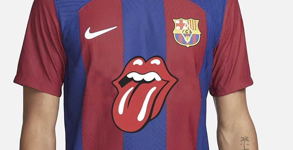 Barcelona jugará el Clásico contra Real Madrid con el logo de los Rolling Stones en su camisa