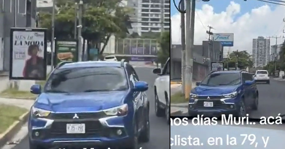 Denuncian a conductor que manejó en sentido contrario en colonia Escalón