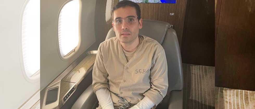 La primera foto del hijo de El Chapo Guzmán al ser extraditado a EUA