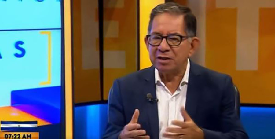 Eugenio Chicas reconoce la baja aceptación que tiene la oposición política