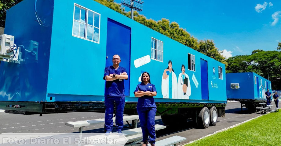 Así son las clínicas móviles que beneficiarán a cientos de familias de Sonsonate