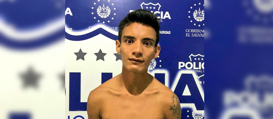 Detienen a terrorista de la MS en un control vehicular en La Unión