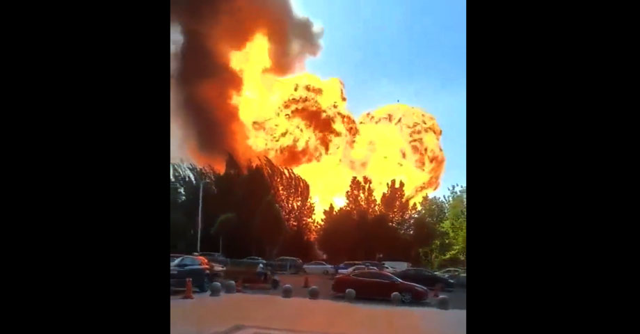 Reportan fuerte explosión en una autopista de Zhejiang, China