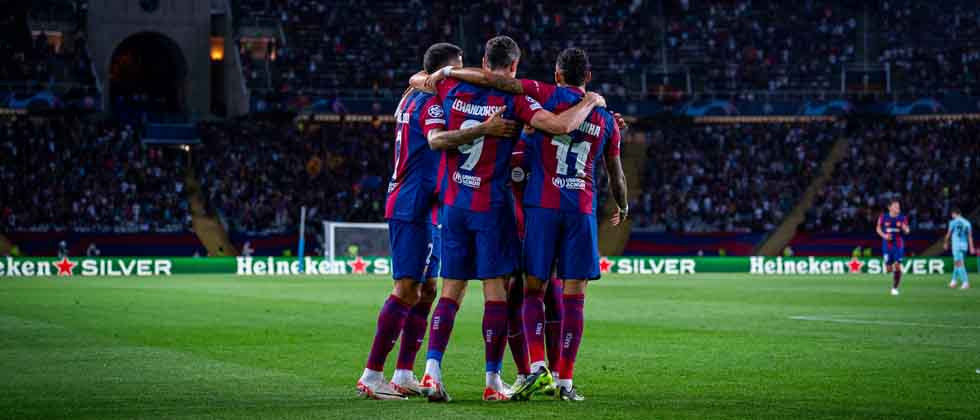 El Barcelona se «empacha» y le mete 5 a un equipito en la Champions