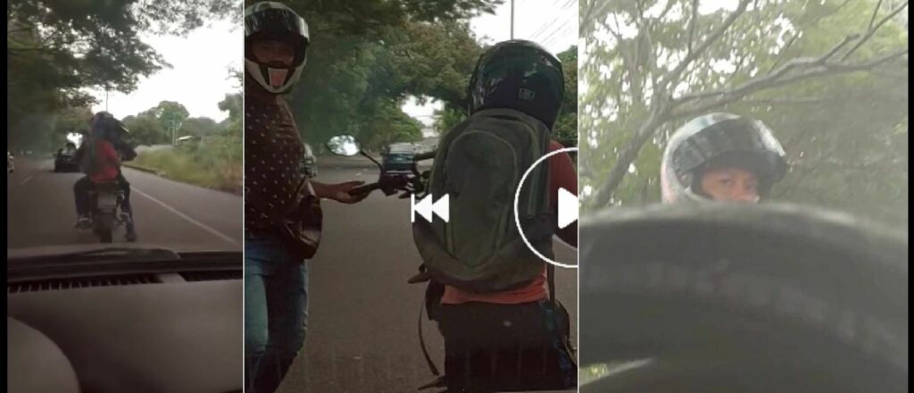 Conductor intolerante detiene la marcha y golpea a otro hombre que iba detrás de él (VIDEO)