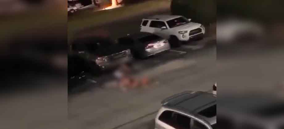 Mujer termina lesionada tras defender a su novio de un atacante