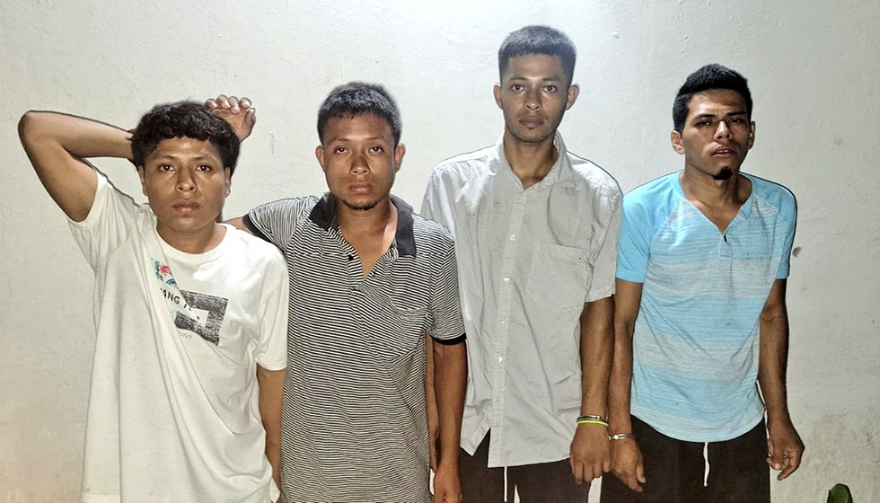 Capturan a cuatro pandilleros de la MS-13 que se escondían en Jayaque