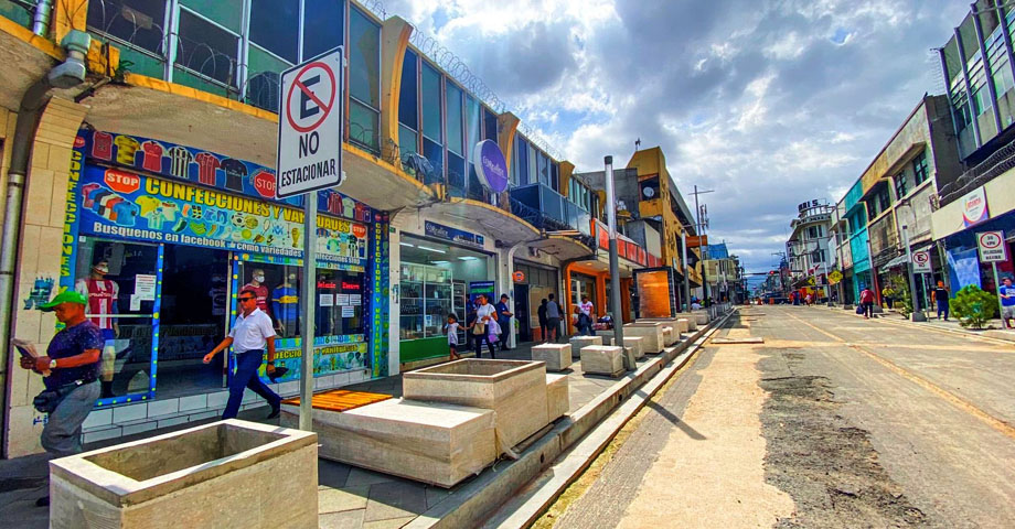Así avanza la construcción del corredor de Microcentro Histórico