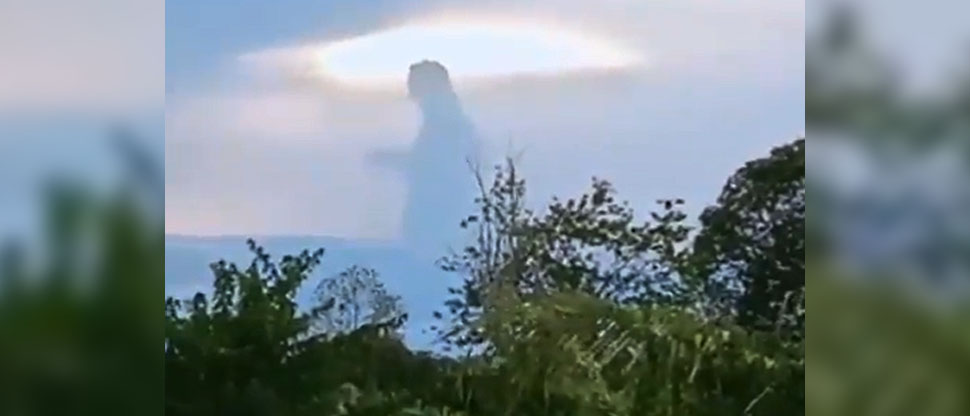 Captan extraña nube y aseguran que se trata de una señal divina