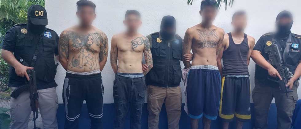 Más de 70 pandilleros salvadoreños han sido capturados en Guatemala en lo que va del año