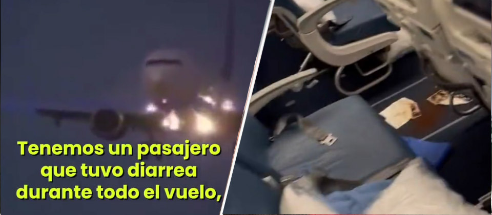 Piloto tuvo que aterrizar el avión de emergencia debido a la diarrea de un pasajero