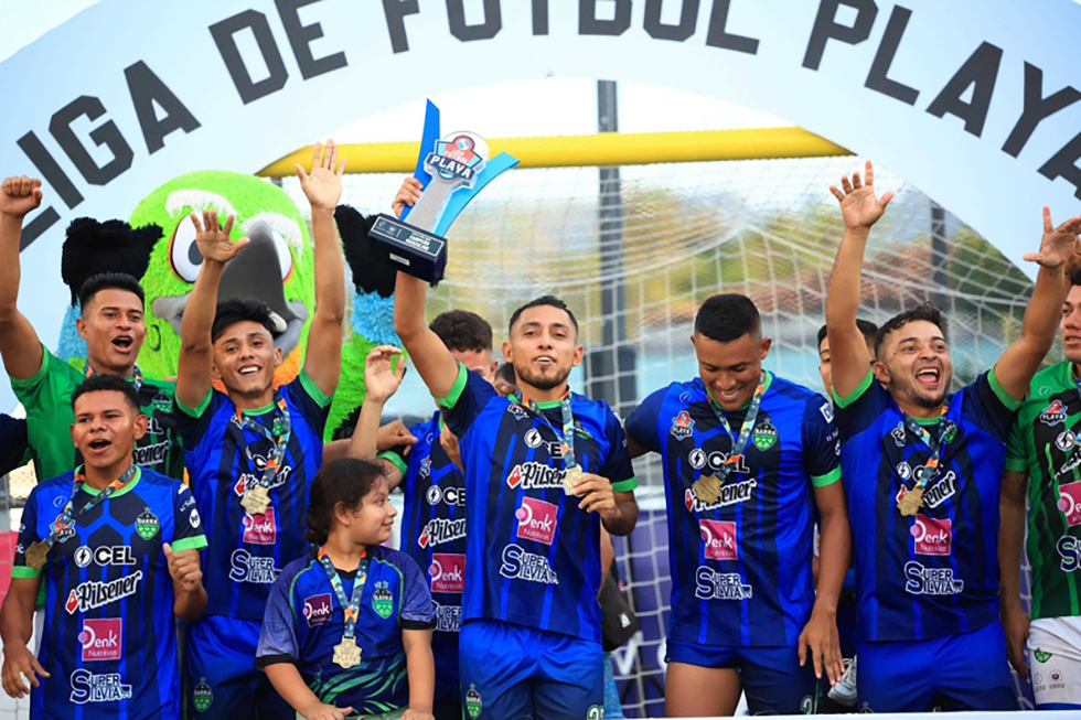 Barra de Santiago logra el bicampeonato de la Liga de Fútbol Playa