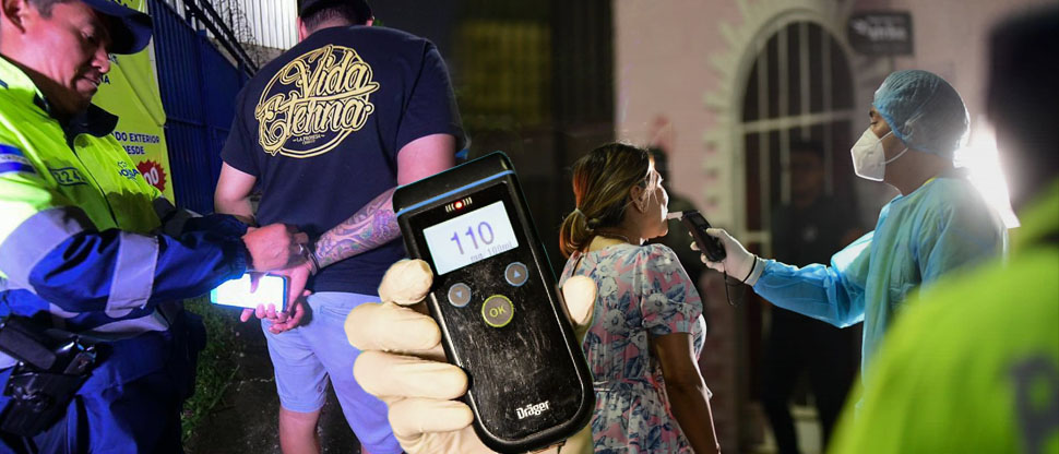 Arrestan a media docena de conductores borrachos tras control instalado en horas nocturnas