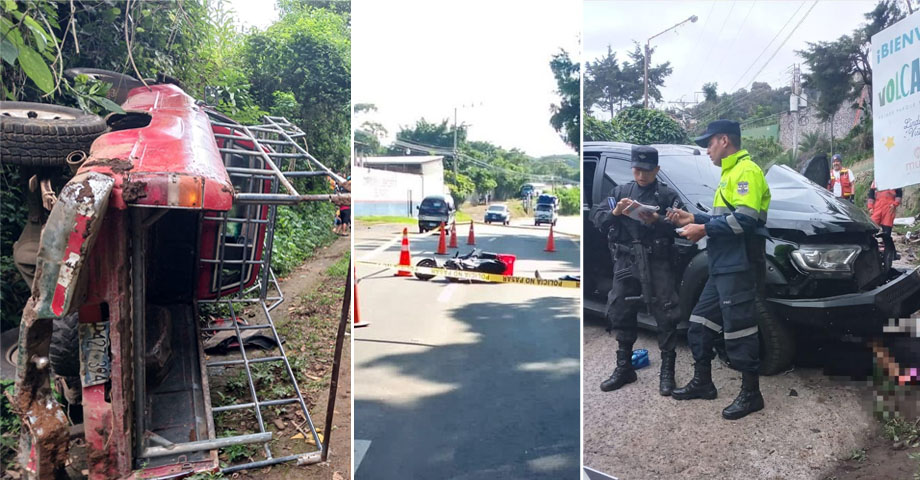 Racha de accidentes: reportan varios fallecidos y lesionados en distintos puntos del país