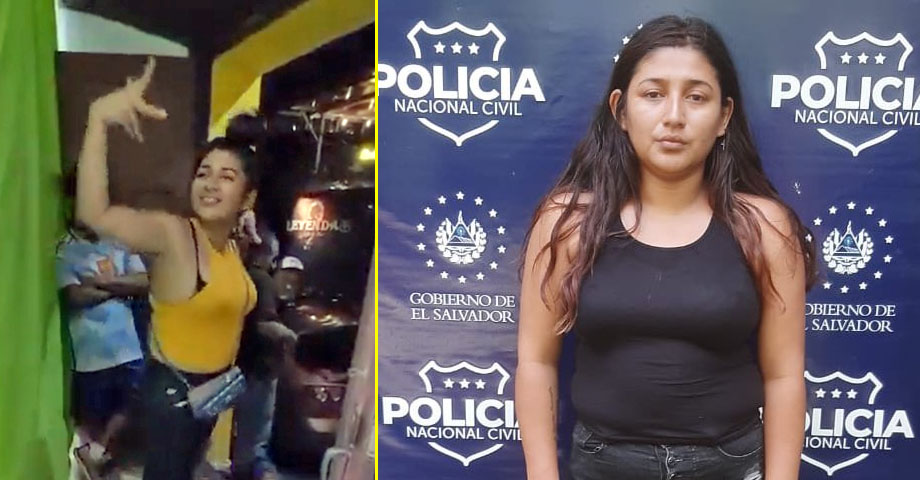 Capturan a mujer que aparece en un video “rifando el barrio” y amenazando a otras personas