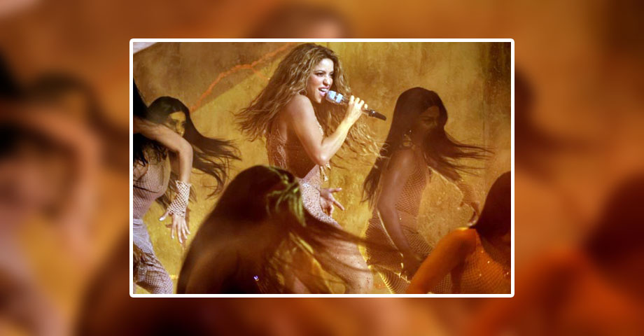 Shakira deslumbró al público en los MTV Music Awards