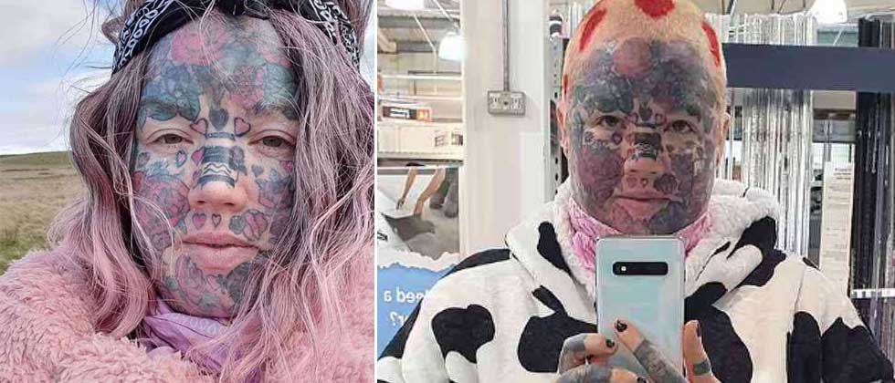 Mamá con 800 tatuajes asegura no le dan trabajo por su apariencia