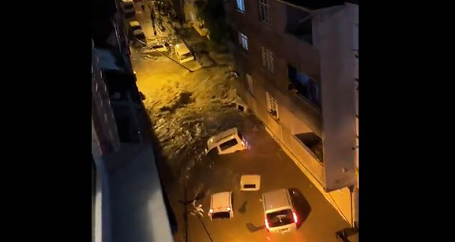 VIDEO: Registran severas inundaciones en Estambul, Turquía, durante este martes