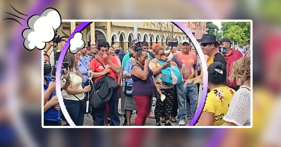 Viralizan momento incomodo que se vivió en los bailes del parque Libertad