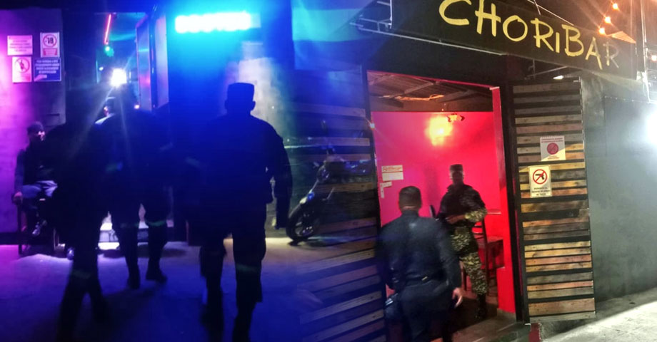 Caen con operativo en bares y discotecas de la Zona Rosa