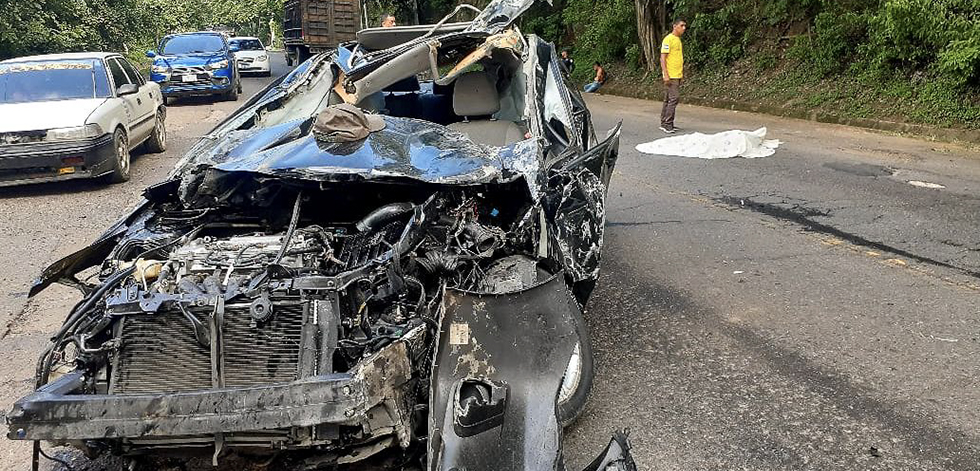 Un fallecido tras aparatoso accidente de tránsito en San Miguel