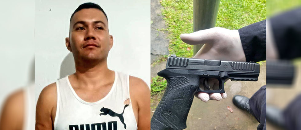 Capturan a ebrio que, tras una discusión por fútbol, disparó a personas con quienes departía