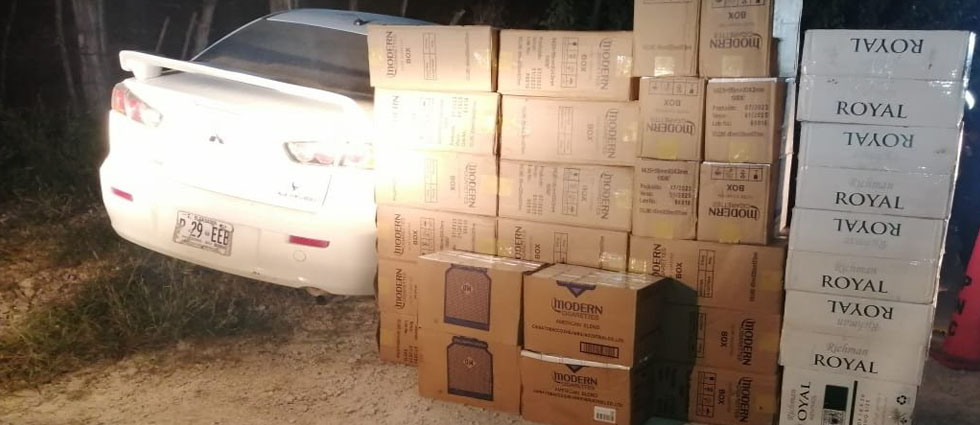 Militares incautan cigarrillos valorados en unos $125,000
