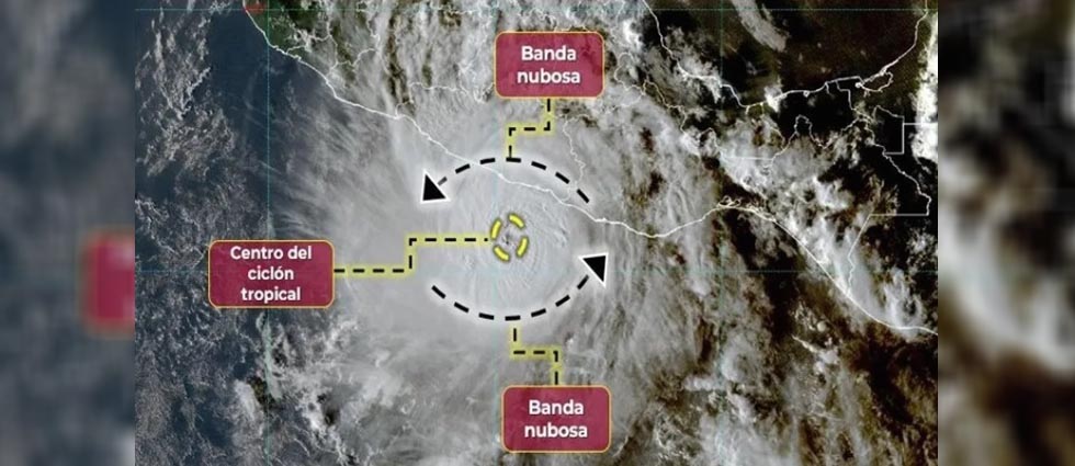 Alerta maxima en México por destructivo Huracán Otis que entrará al país con categoría 5