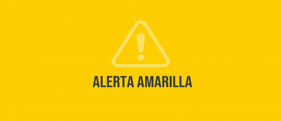 Emiten alerta amarilla en zona costera y verde en todo el país por lluvias asociadas a baja presión