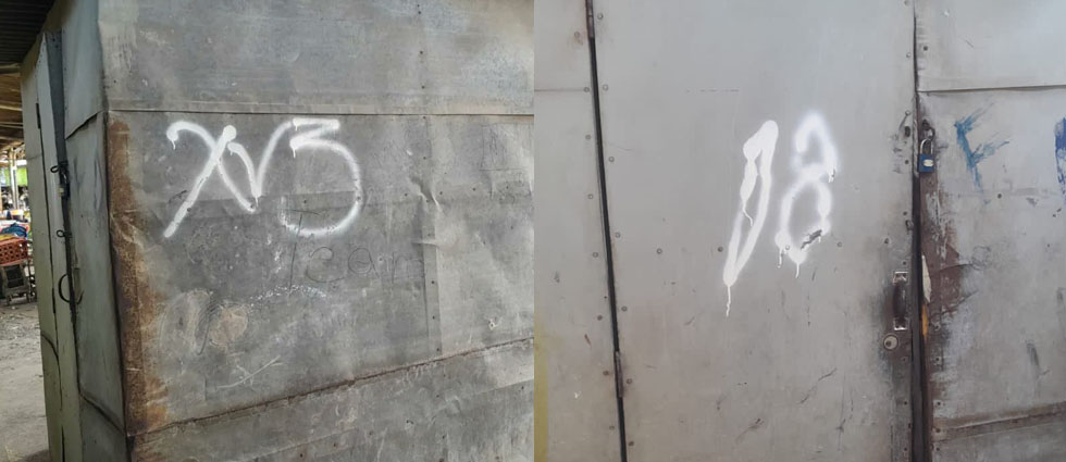 Captan a sujetos que pintaron grafiti alusivo a pandillas en Santa Ana
