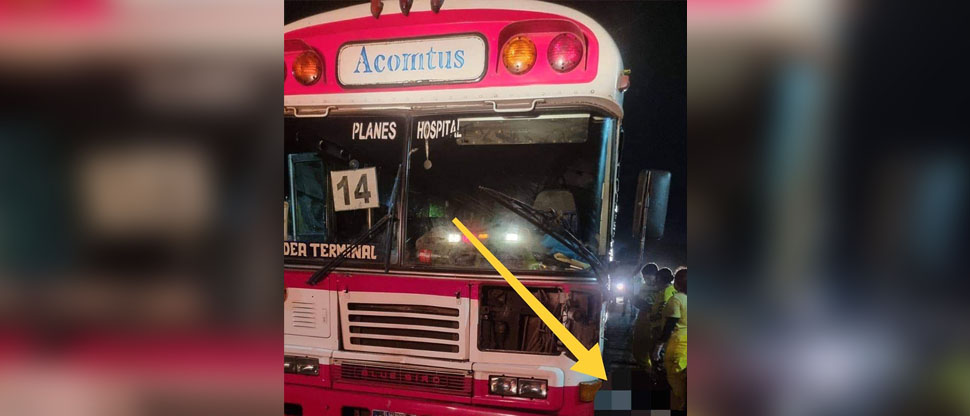 Mujer muere tras ser atropellada por un bus en Santa Ana