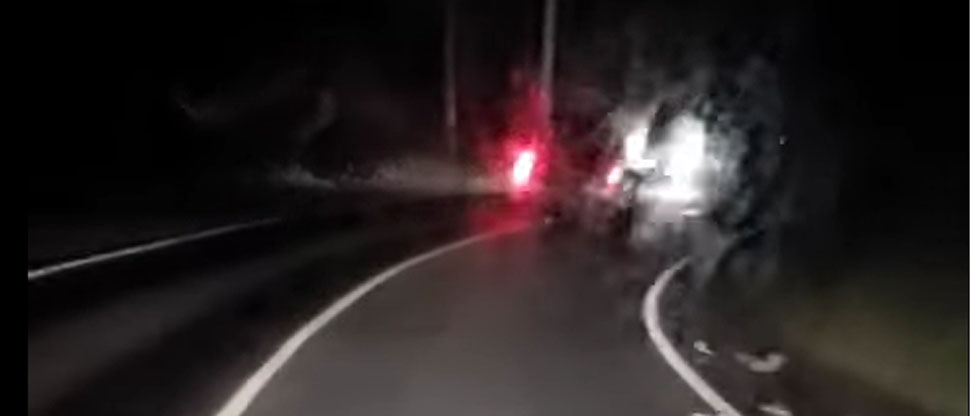 Captan a automovilista cuando casi choca en Panchimalco por invadir el carril contrario