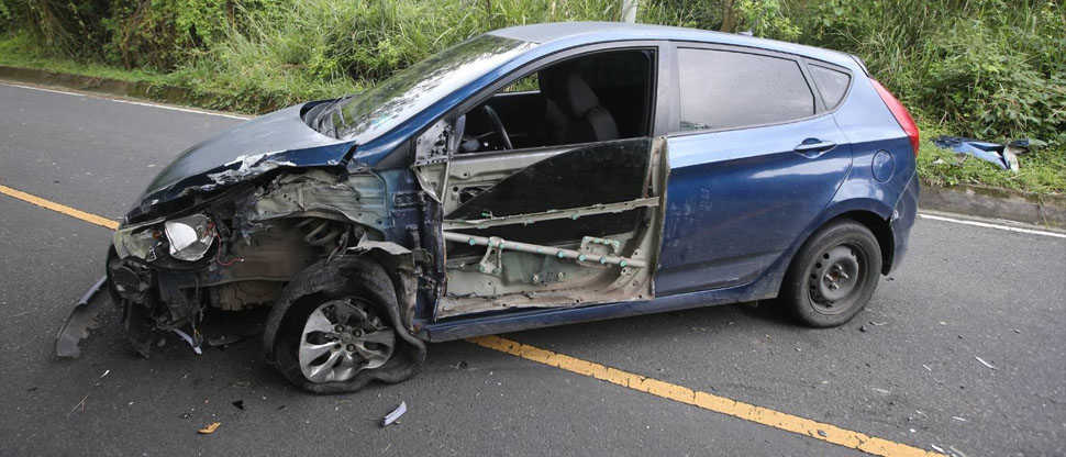 Reportan fuerte accidente en calle a Huizúcar, La Libertad