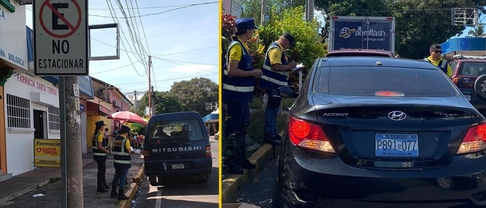 Multan a conductores que acostumbraran estacionarse en lugares no permitidos