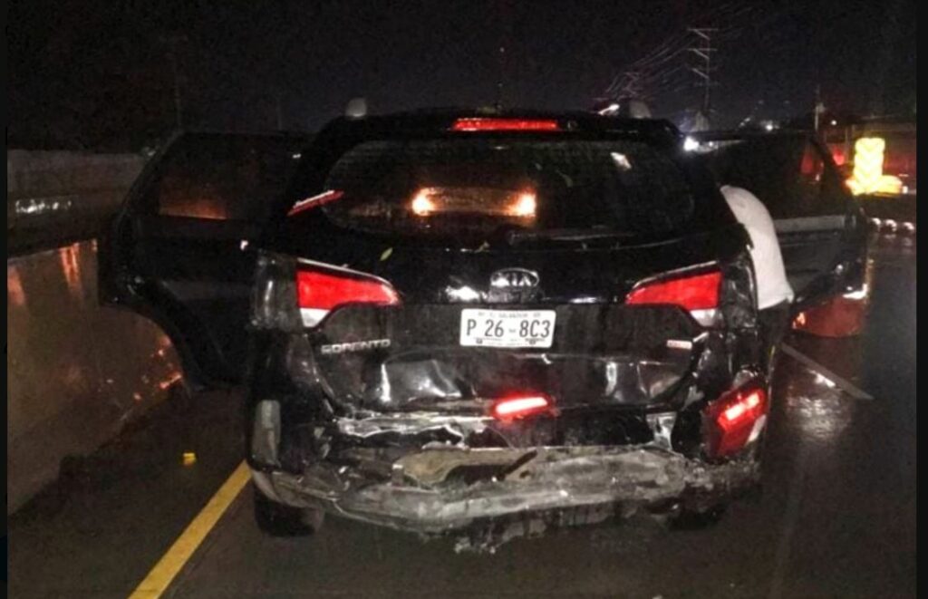 Tres lesionados deja choque durante la noche del martes en carretera a Santa Ana