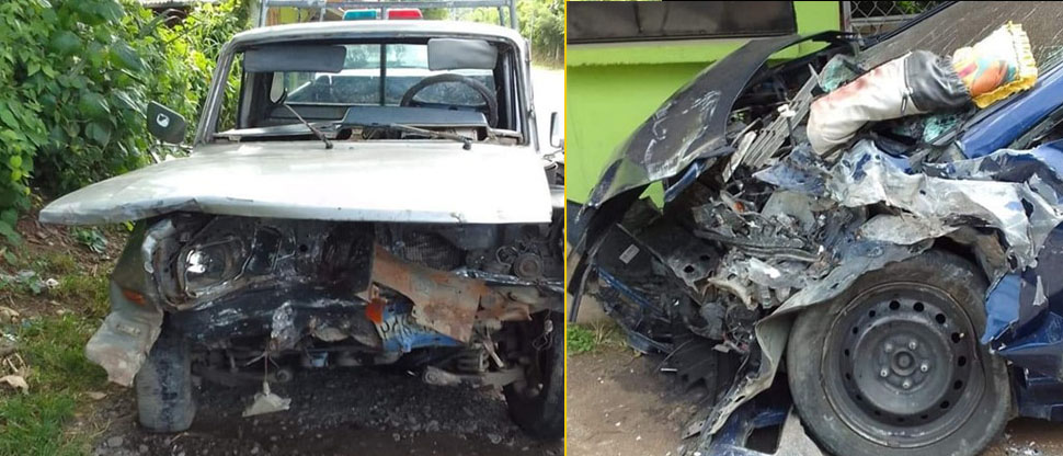 Fuerte accidente deja un fallecido y dos lesionados en carretera a Ilobasco