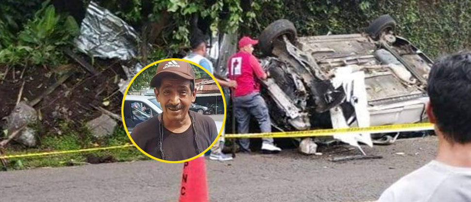 Él era José, peatón que murió al volcar vehículo en Usulután
