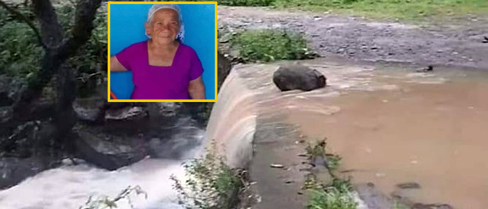 Anciana pierde la vida al ser arrastrada por la corriente de una quebrada en La Unión