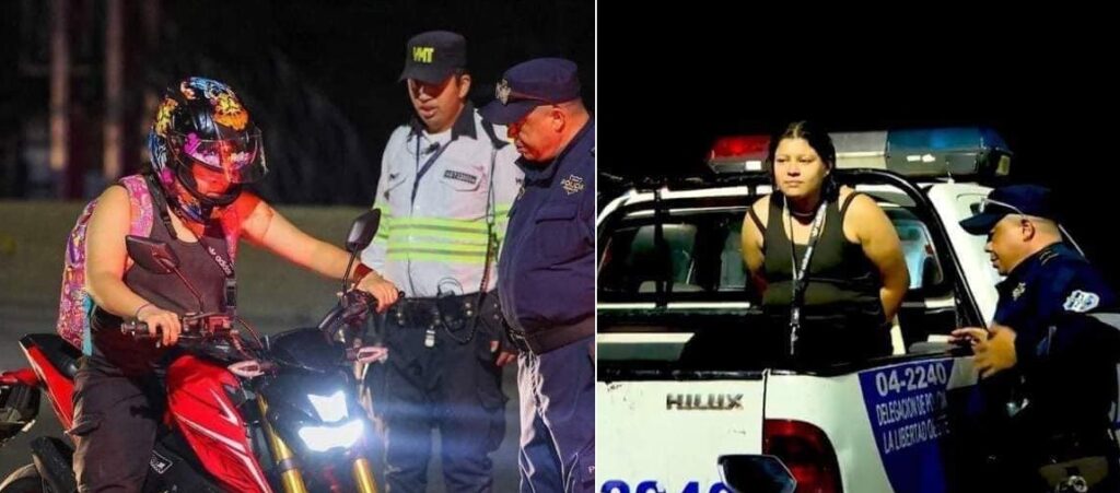 Detienen a joven que circulaba ebria, sin tarjeta ni licencia de conducir