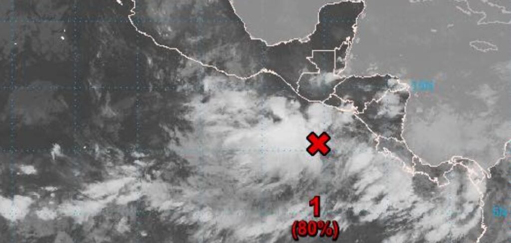 Baja presión aumenta su probabilidad de desarrollo ciclónico en costas de El Salvador